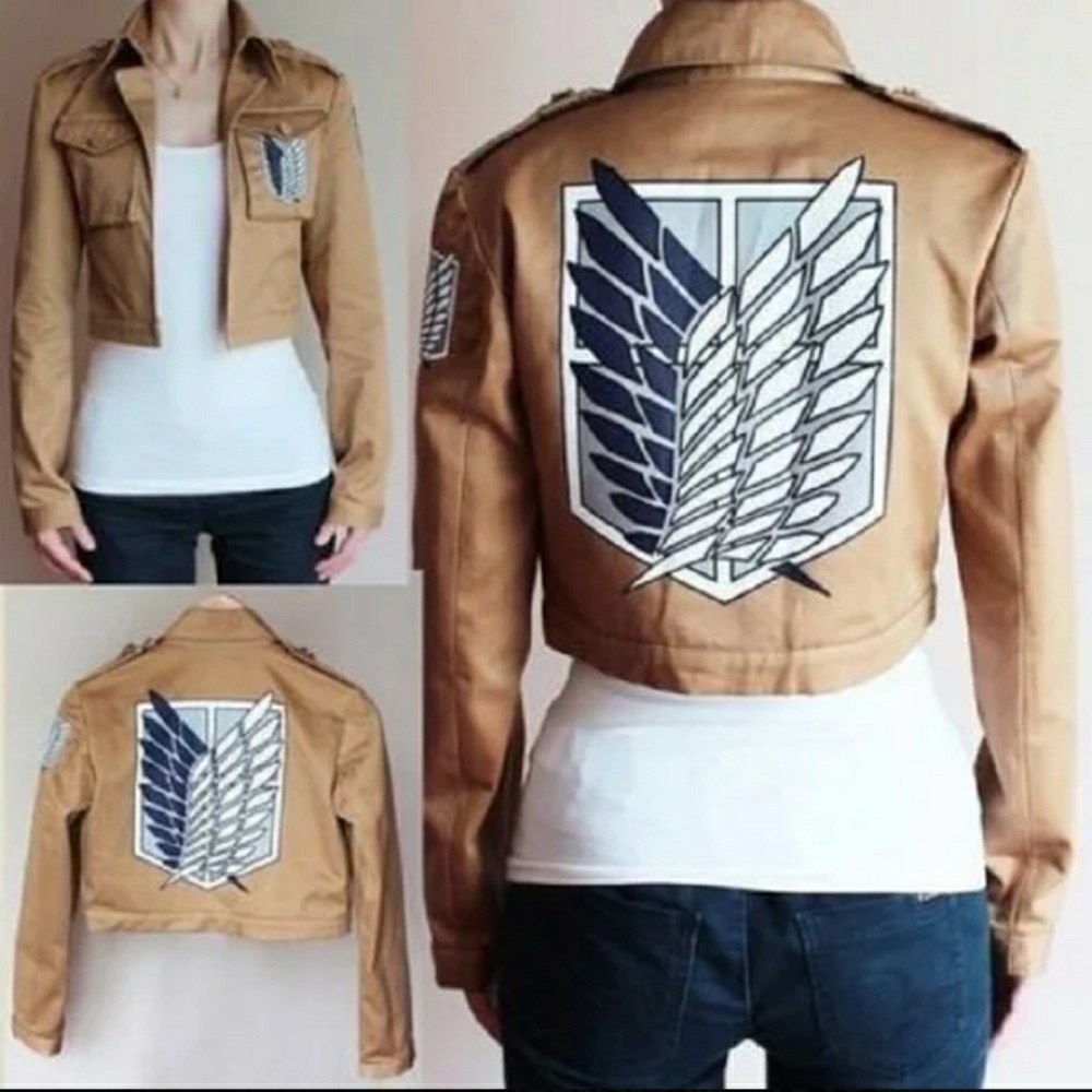 Attack on Titan crop cosplay jacket